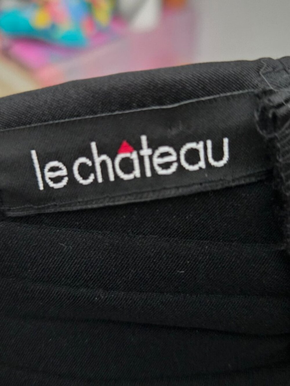 LE CHÂTEAU corset top black LARGE - Picture 4 of 4